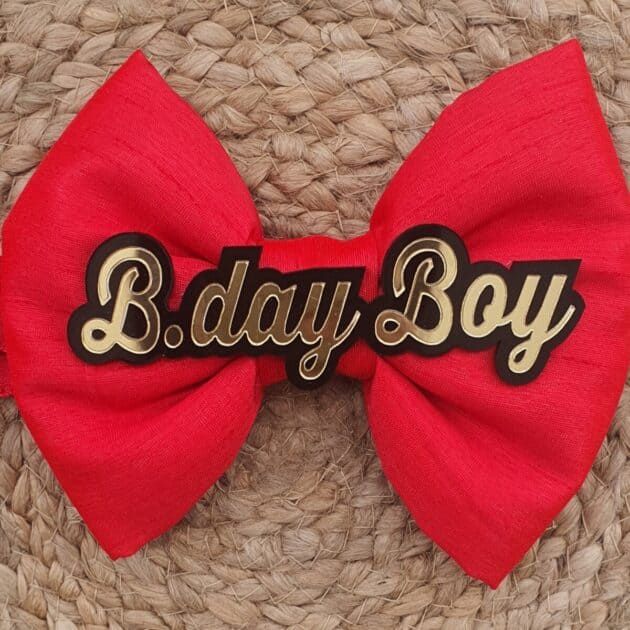 Birthday Boy Bow