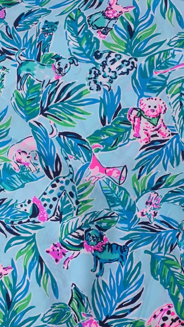 Hawaiian Dog print Shirt
