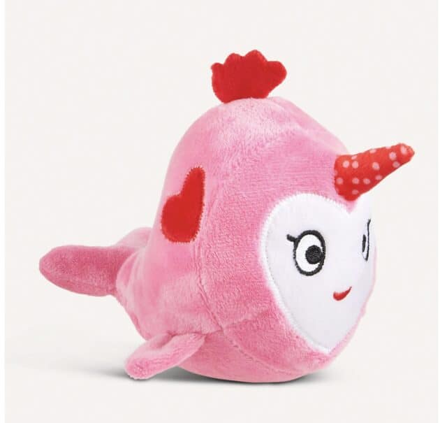 Narwahl Fish Plush Squeaker Toy