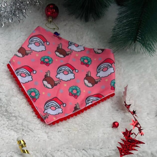 Santa, Reindeer & Holiday Cheer Bandana