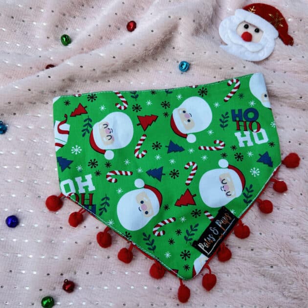 Hohoho!! Santa Green Bandana