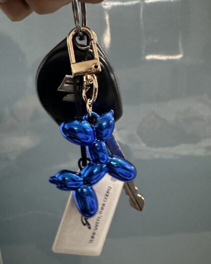 Dog shape Balloon dog Keyring