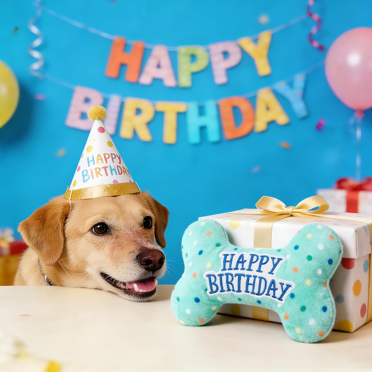 Dog Happy Birthday Bone Toy Dog Happy Birthday Bone Toy