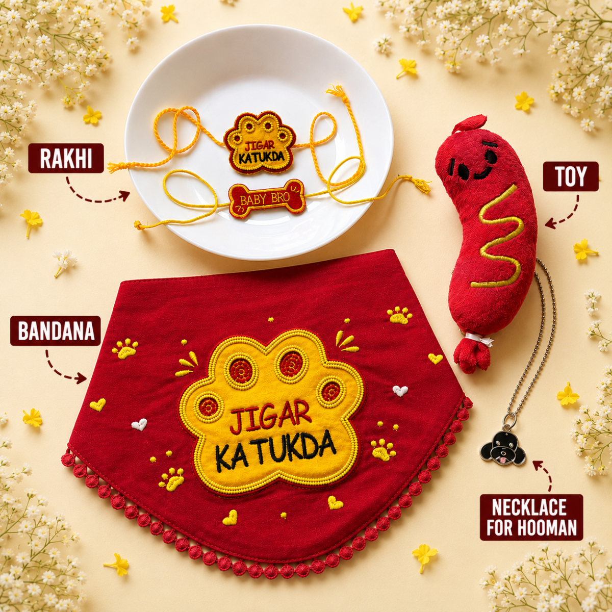 Rakhi Hamper for dogs & hoomans Rakhi Hamper for dogs & hoomans